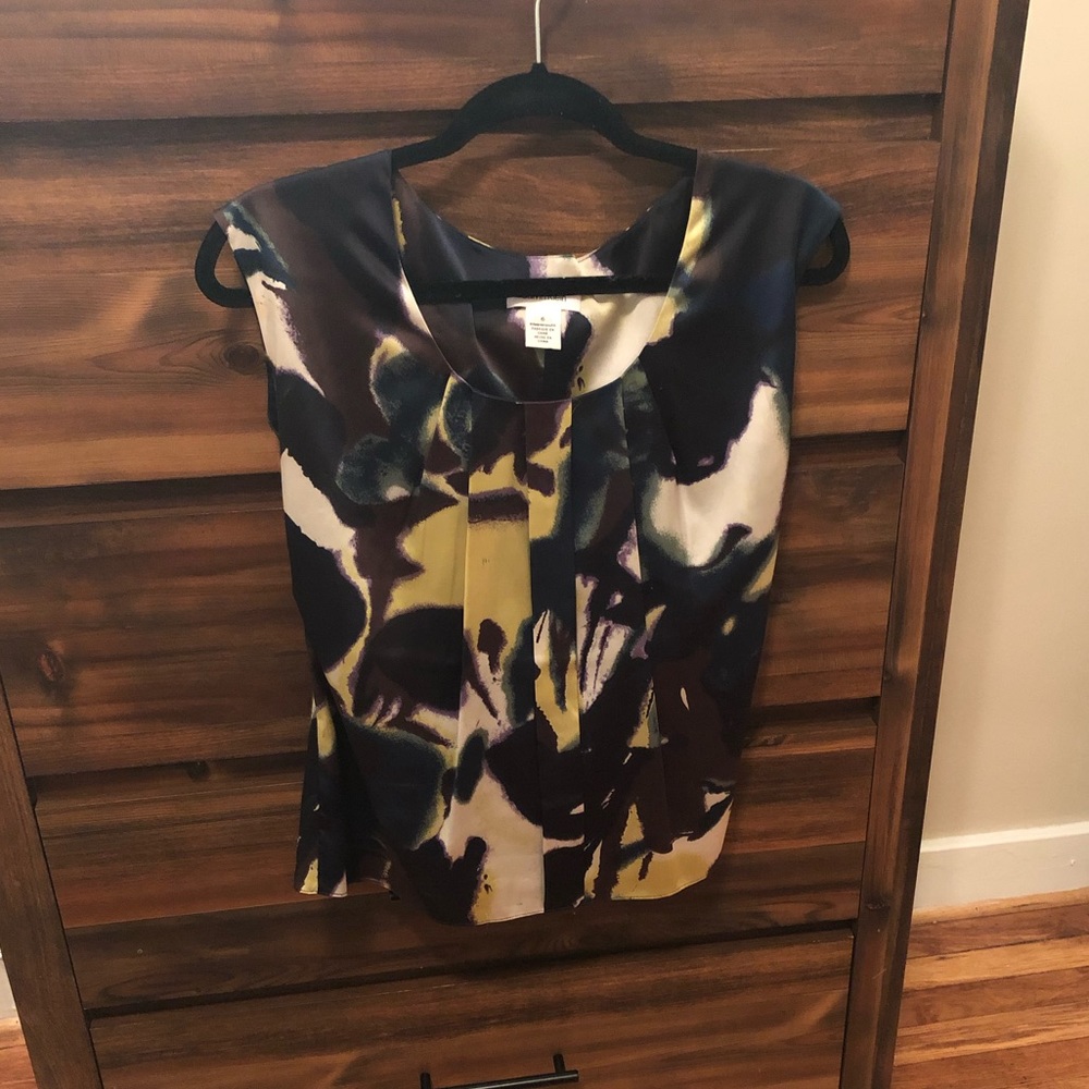 Watercolor Silk Blouse